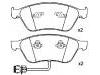 剎車片 Brake Pad Set:4D0 698 151 AB