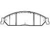 剎車片 Brake Pad Set:BR2Z-2001-AA
