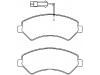 剎車(chē)片 Brake Pad Set:77367093