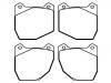 剎車(chē)片 Brake Pad Set:RJR698151